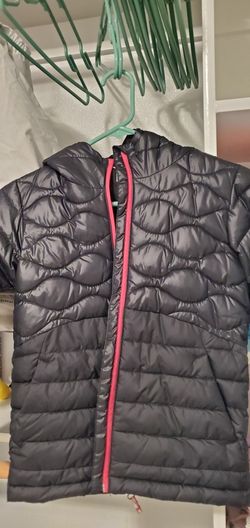 Youth Girls Small (7/8) Black Puffy Columbia Jacket 