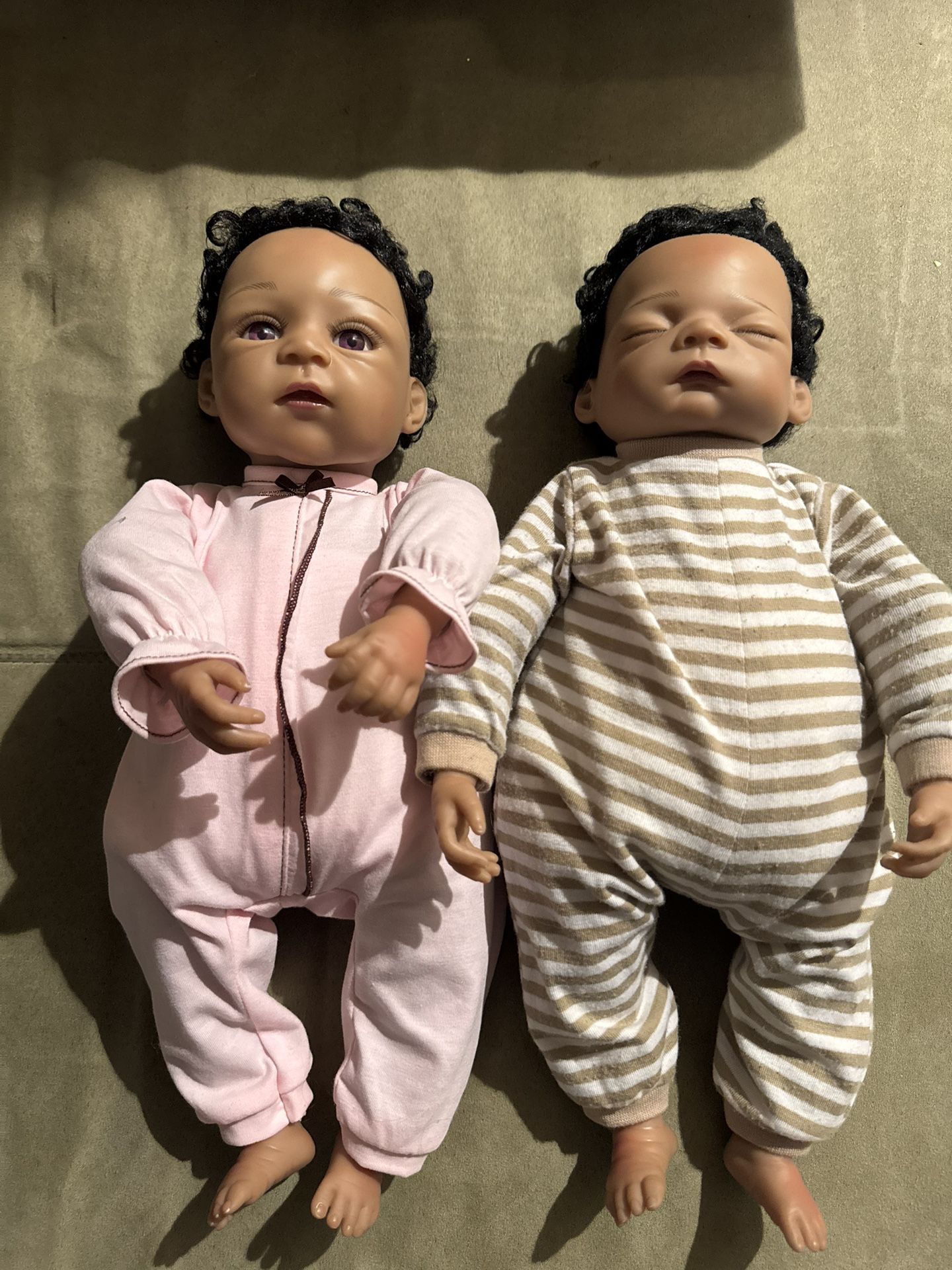 Ashton-Drake Twin Life like Dolls Jada and Jaden
