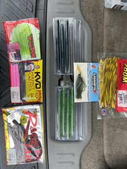 Soft Plastics and Chatter Bait Lot