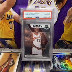 Panini chronicles MVP Lebron James PSA 10