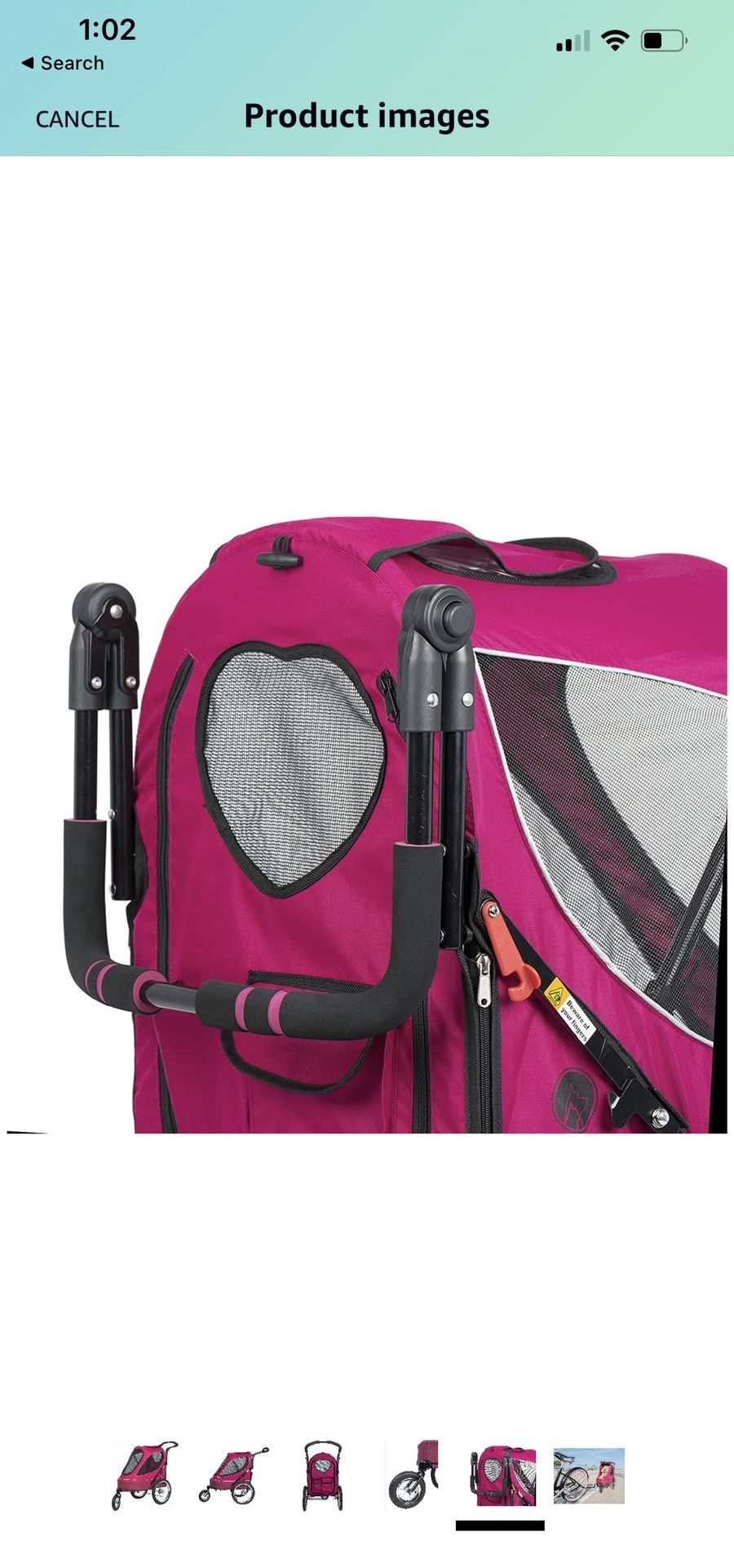 Petique All Terrain JoggerBlazin' Berry Pet Stroller for Sale in