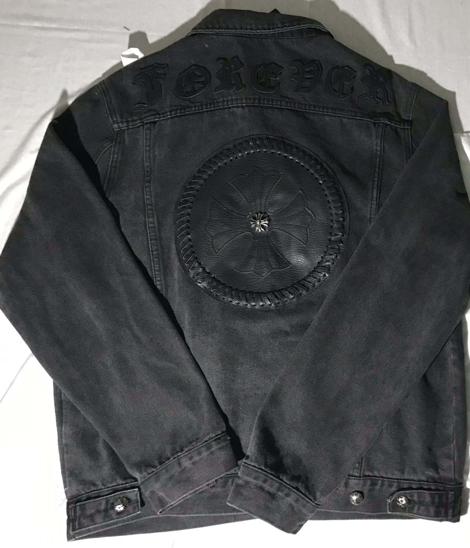 Chrome Hearts Black Jean Jacket