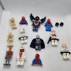 Lego Figure Lot Star Wars Marvel Ninjago