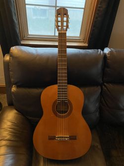 Vintage Ensenada Classical Guitar with Case