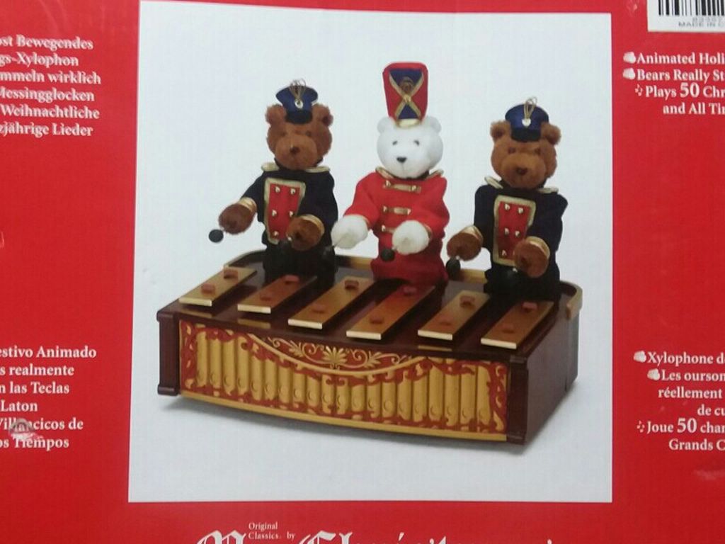 Mr Christmas Bandstand Bears, New In Original Box