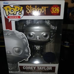 Brand New Slipknot Corey Taylor Platinum Funko Special Edition #326 Funko Pop 