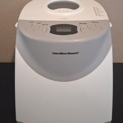Hamilton Beach 29881 Type BM07 Digital Bread Maker Machine White 12-Settings