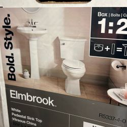 BolPedestal Sink Top •Vitreous China 22/2 L x 18⅞" W x 35⅜" H . Ei Denova de lavabo à colonne i Porce elanco \Parte superior del lavabo - Orticos para