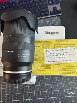 Tamron 28-75mm F/2.8 Di III RXD E Mount Lens