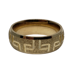Wedding Band Ring in 10k Yellow Gold WGB-028