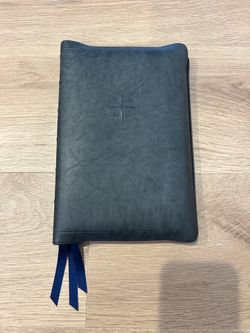 Schuyler Quentel ESV, Full Yapp Black Pearl Calfskin Bible