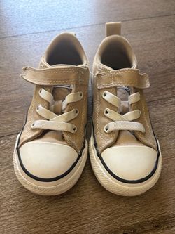 Tan toddler converse