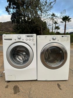 LG washer and gas dryer