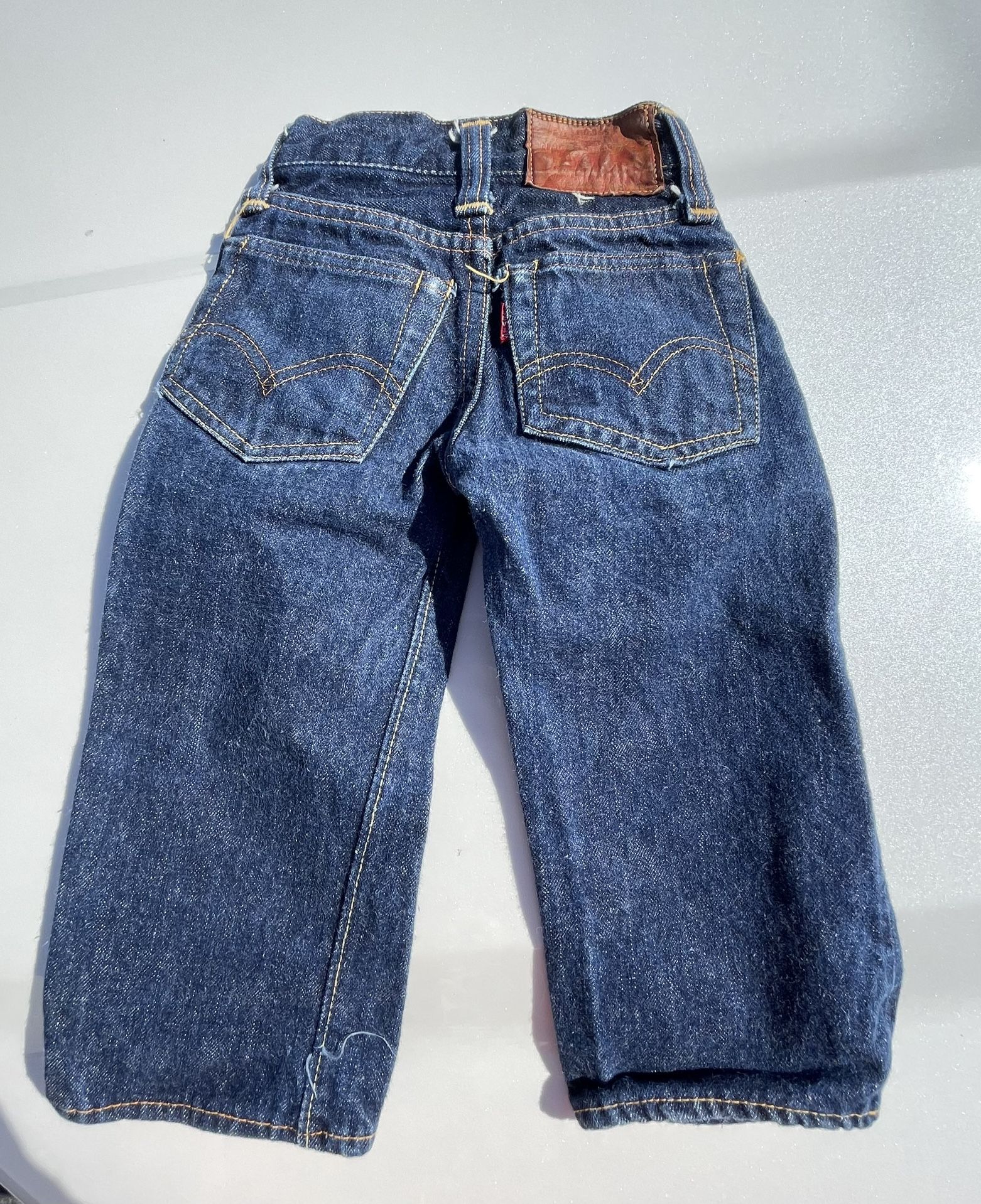 Vintage 50s Levi's Denim Jeans Youth 503ZXX Big E Pants Kids ...