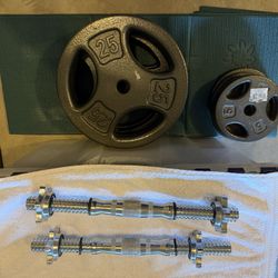 Free Weights And Barbell Handle 