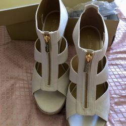 Michael Kors Damita Wedge Canvas 