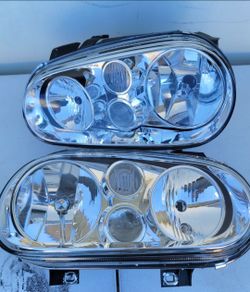 99-06 Volkswagen Golf Cabrio Headlights Luces Micas Calaveras Faros Faroles Focos Headlamps