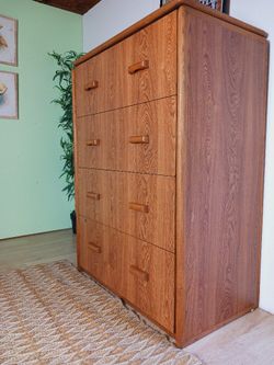 Vintage Oak Heavy Cabinet/ Dresser Drawers 