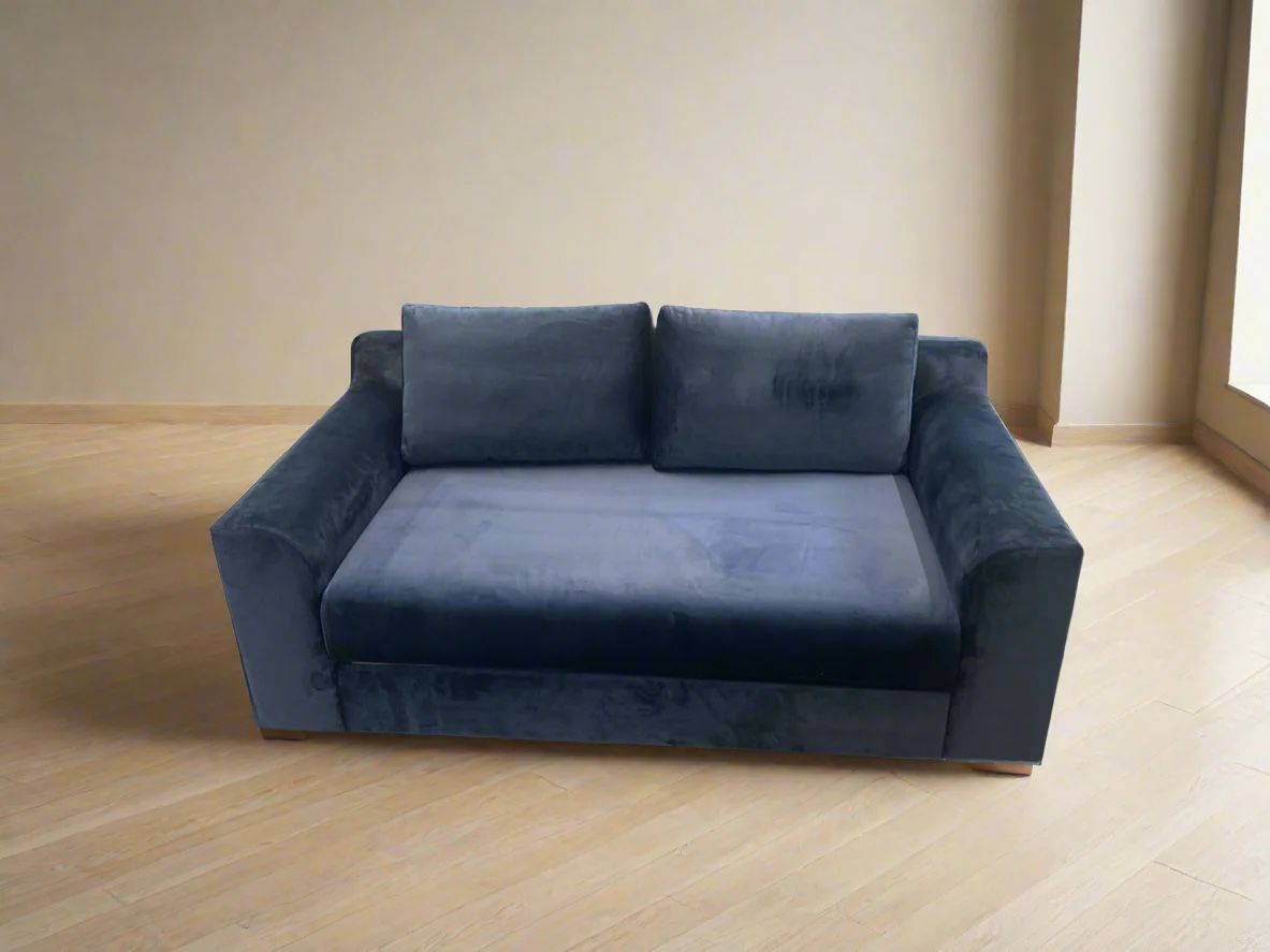 Sabai Elevate 99 Corner Sectional Sofa Couch - Indigo Recycled Velvet FFE258-483