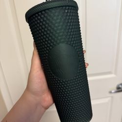 Starbucks Matte Green Studded Tumbler