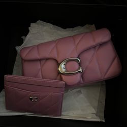 Coach Tabby Wristlet (pink)