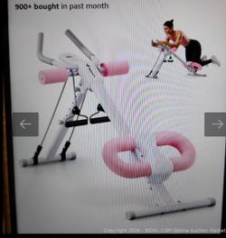 MERACH MR-2314 White & Pink AB Machine