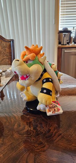 Nintendo Super Mario Bros Bowser Plush 2017 / Collectible / Toy / Plushie / Stuffed / Luigi / Yoshi / Princess Peach / Wii / Switch / Gameboy / HTF