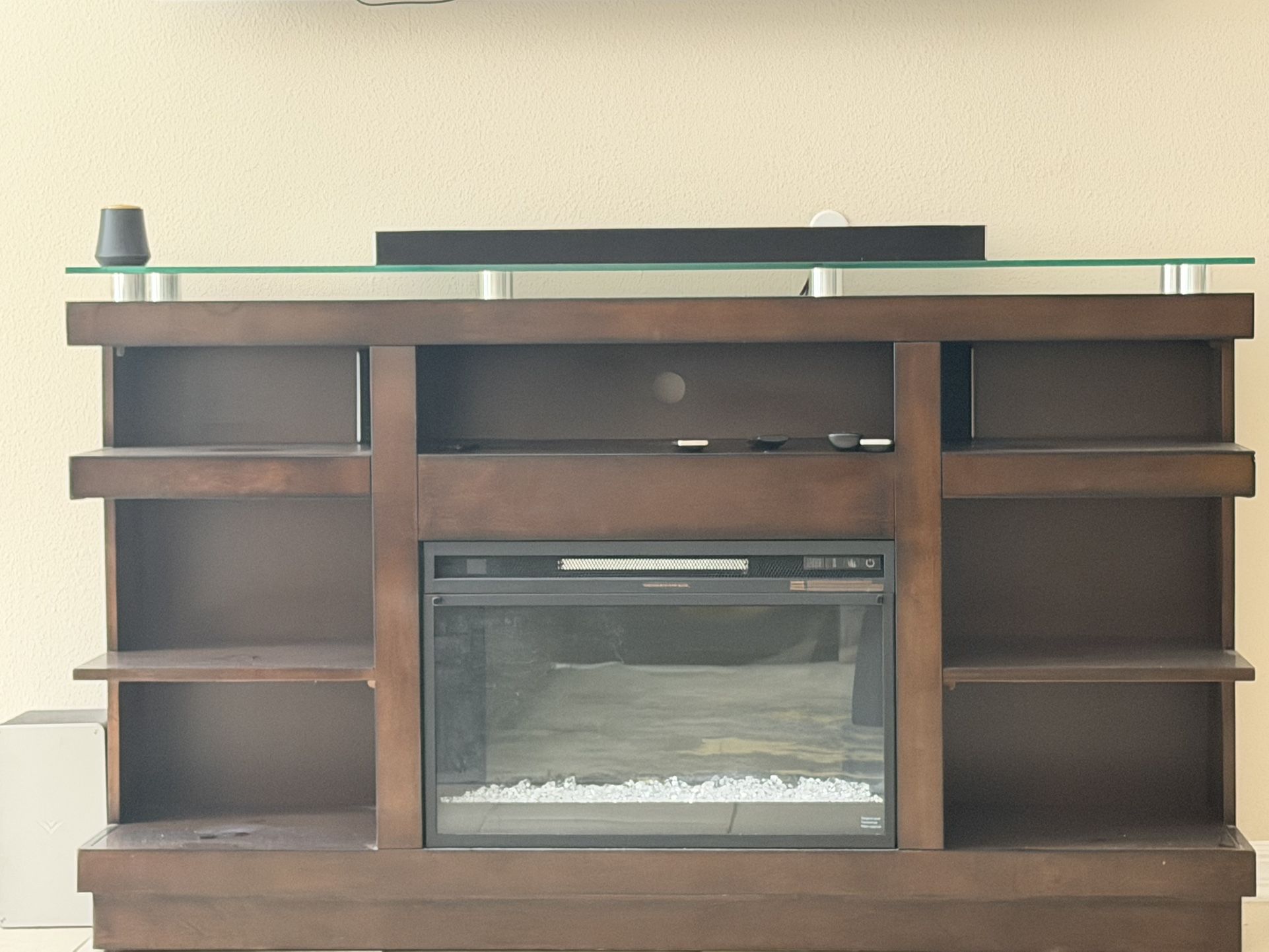 TV Stand with Fireplace