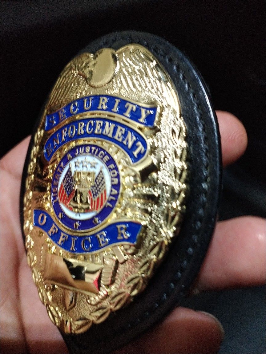 Security Metal Badge