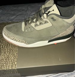 Air Jordan 3 olive canvas
