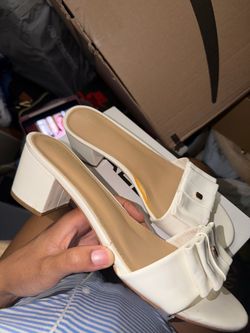 Justfab block heel women size 12