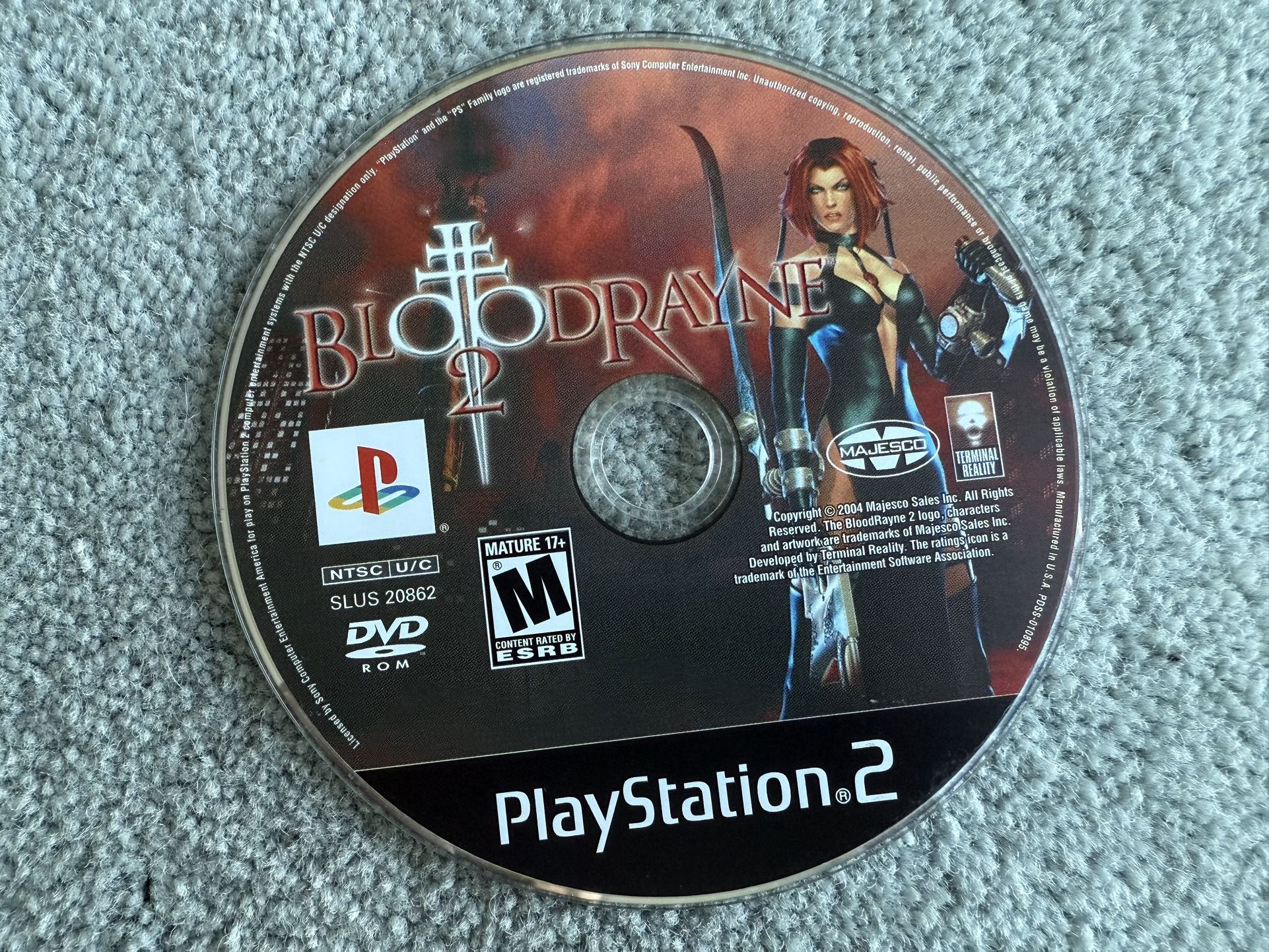 ***NO TRADES!!!*** Bloodrayne 2 (PlayStation 2) ***flawless disk***