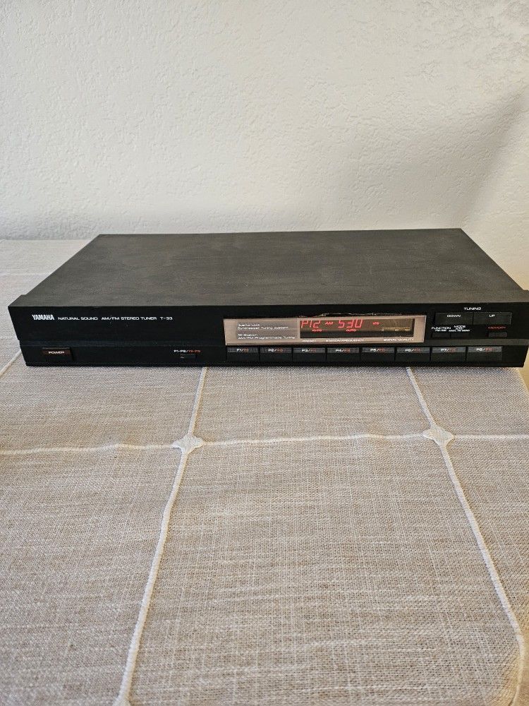 Yamaha Stereo Radio Fm Am Tuner Receiver Digital Working Great