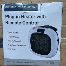 Plug-In Heater w/Timer and Thermostat