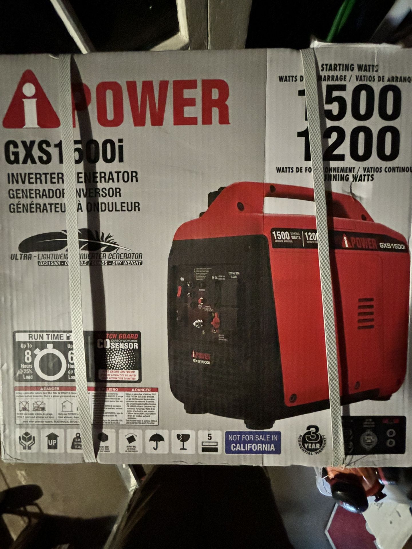 A-I 1500watt (30lbs.) (17”Lx10”Wx16”H)