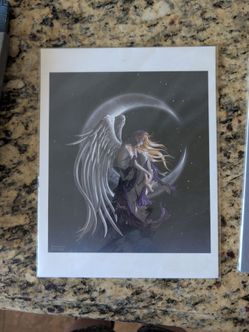 Fairy picture ,Fairy wall decor, nene thomas moon dreamer