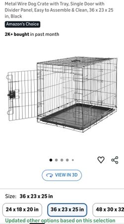 Animal Crate Single Door 36x24