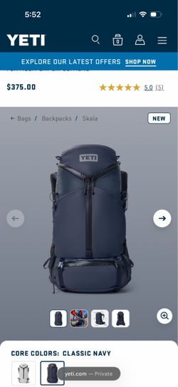 YETI  50L SKALA HIKING PACK BNWT!