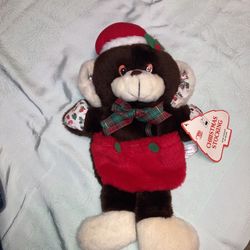 NEW  Vintage Puppy Dog Christmas Stocking