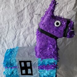 Fornite Purple Llama Game Pinata Theme Birthday Parties  