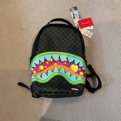  Slime Takeover Sprayground Backpack With Tags