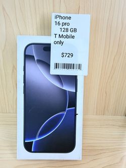 iPhone 16 pro T Mobile only 128 GB