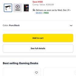 Arozzi Arena Gaming Desk 