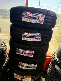 ✅  225 65 R 17 vendo llantas nuevas marca American