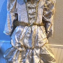Halloween Snow Princess Dress  Girls Medium 