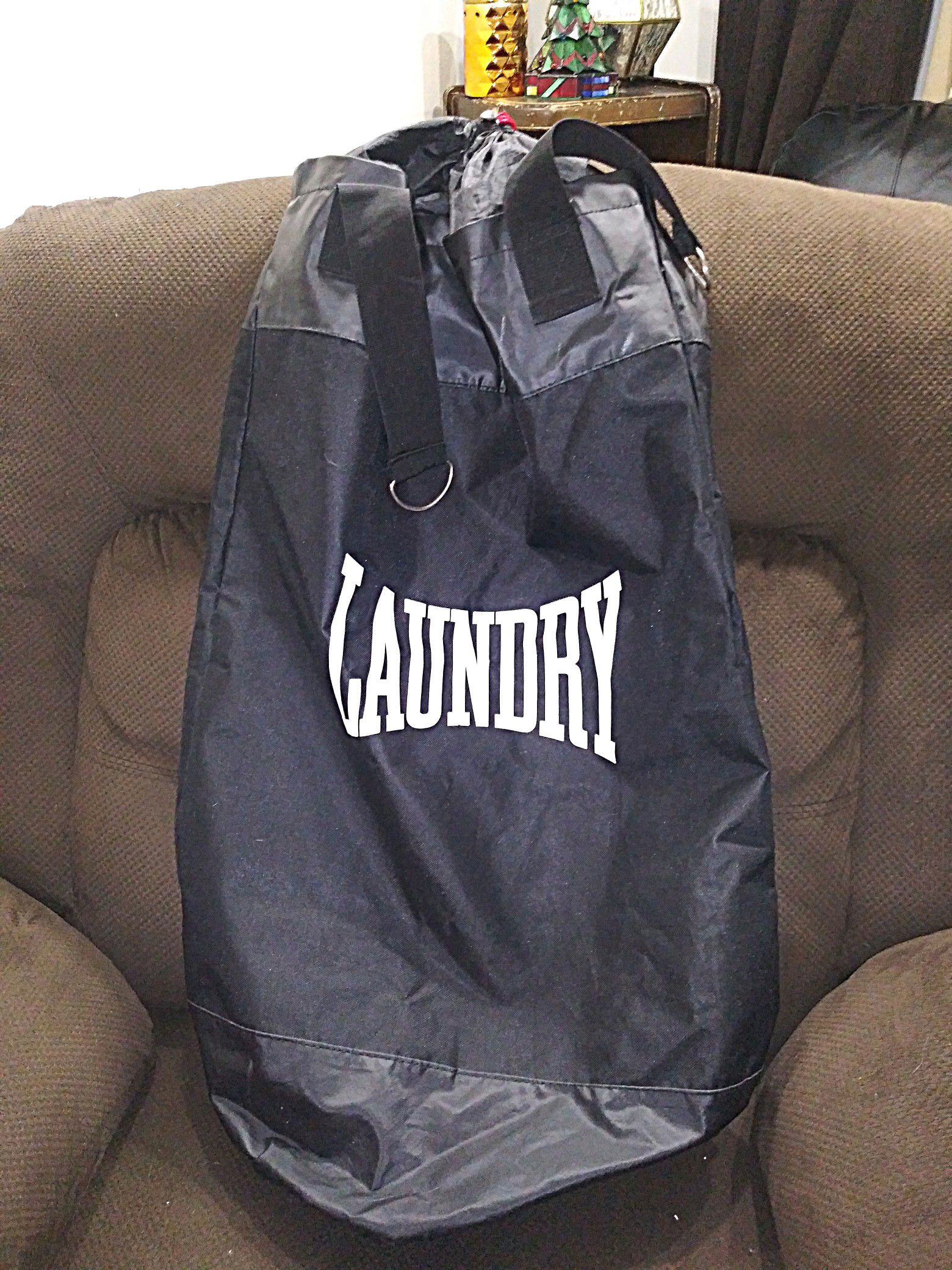 Hanging Laundry bag made to look like Punching bag/Never used $12