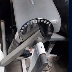 Used Preacher Curl Machine For 1" Hole Weights
