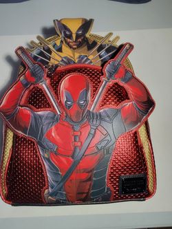 Marvel Deadpool And Wolverine Loungefly Backpack 