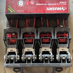 12ft , 1inch ratchet strap set