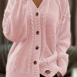 Women’s Cable Sweater. L